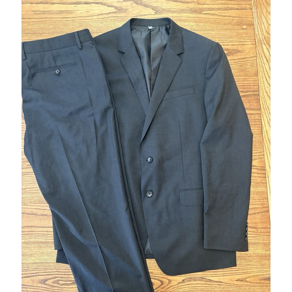 Bonobos Men's Jetsetter 2-Piece Suit Standard Fit 46L 40" Waist Unhemmed Pants